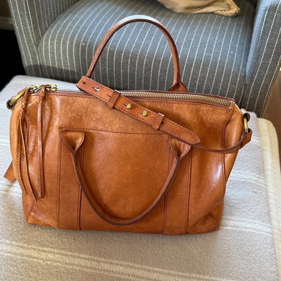 Madewell The Prague Satchel English Saddle - Picture 5 of 12